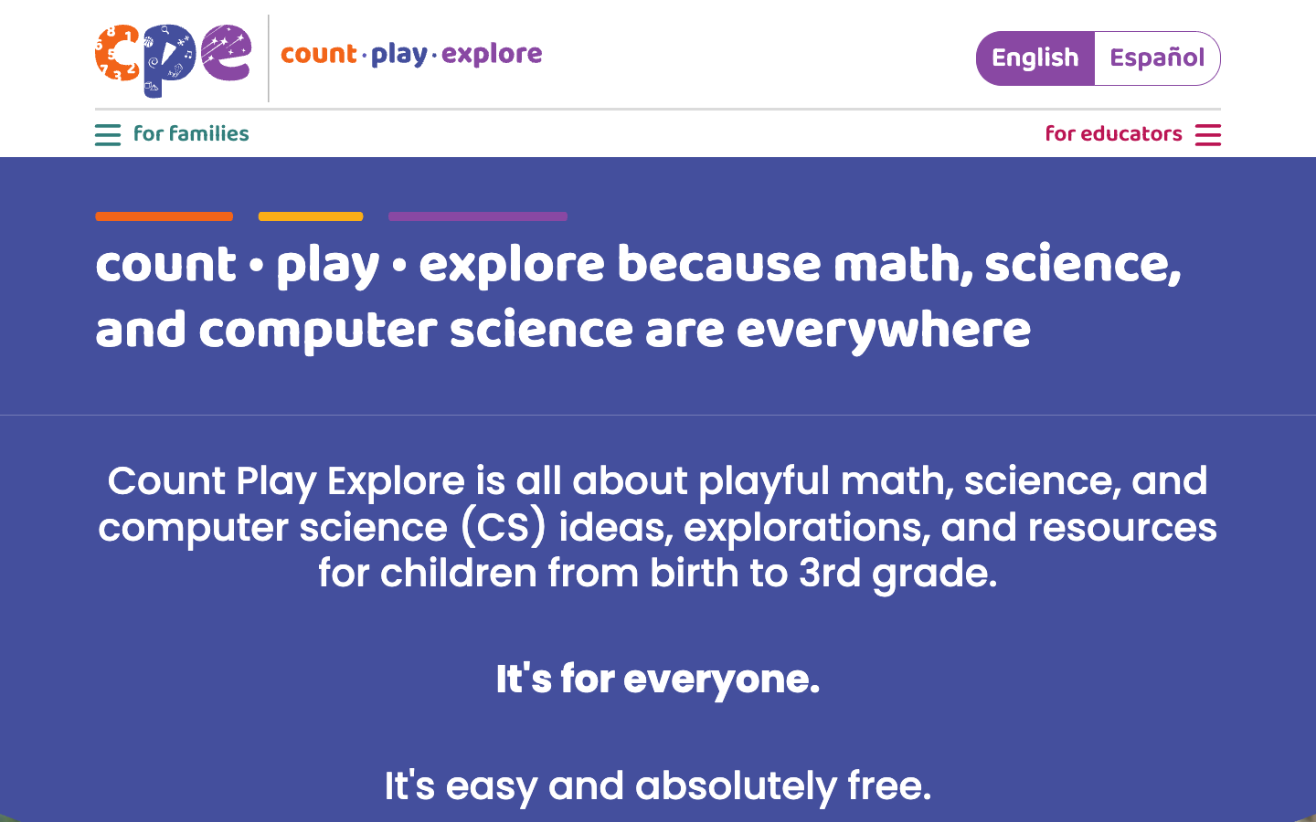 Screenshot of Count Play Explore