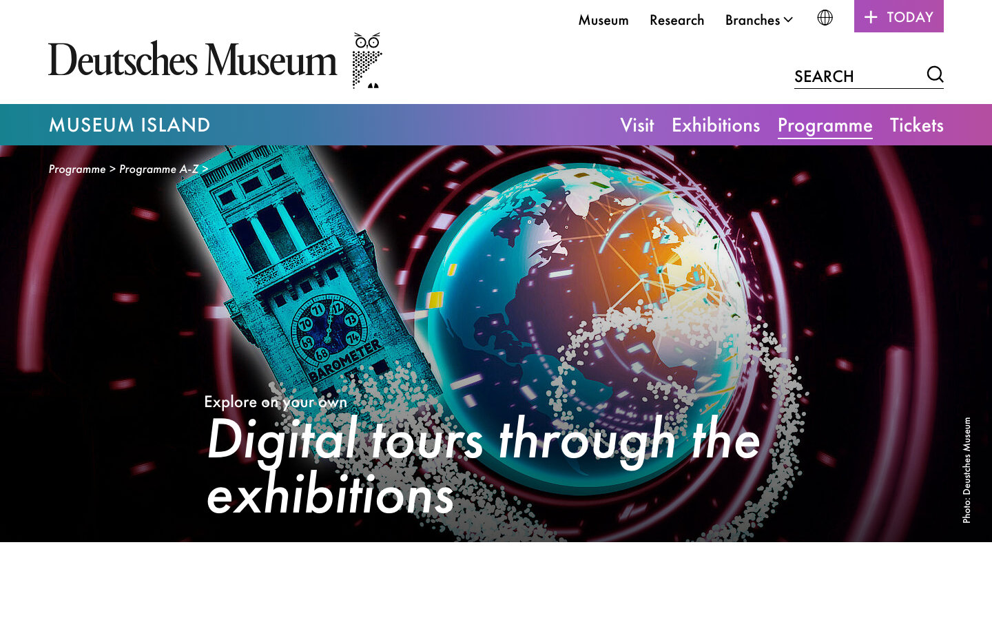 Screenshot of Deutsches Museum Family and Children’s Tour