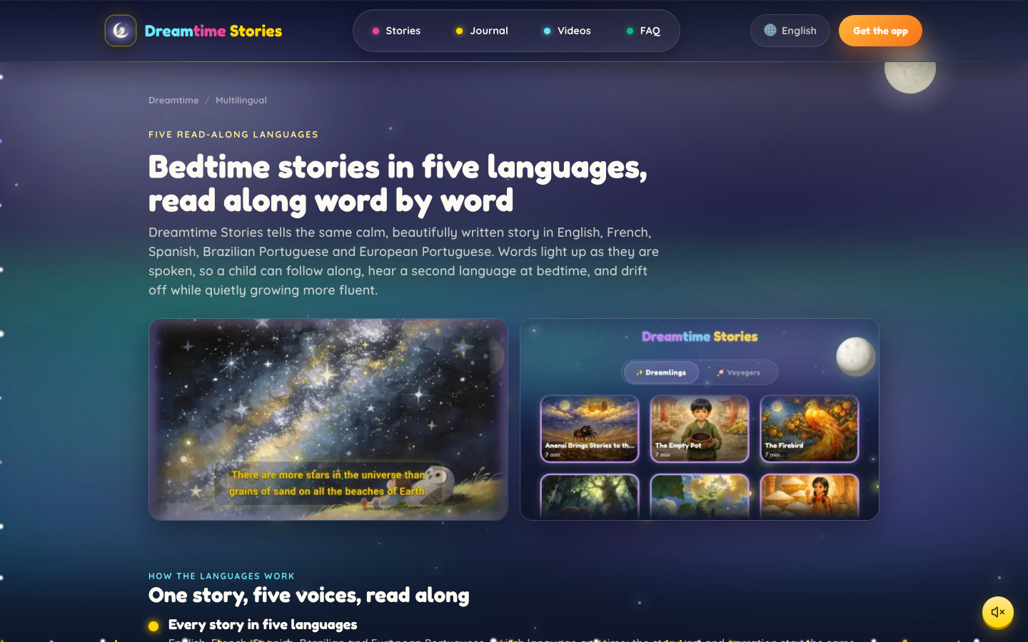 Screenshot of Dreamtime Stories