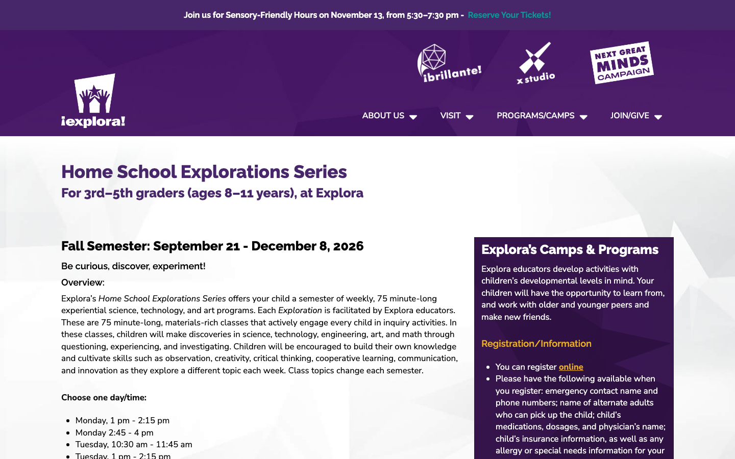 Screenshot of Home School Explorations Series (Grades 3–5)