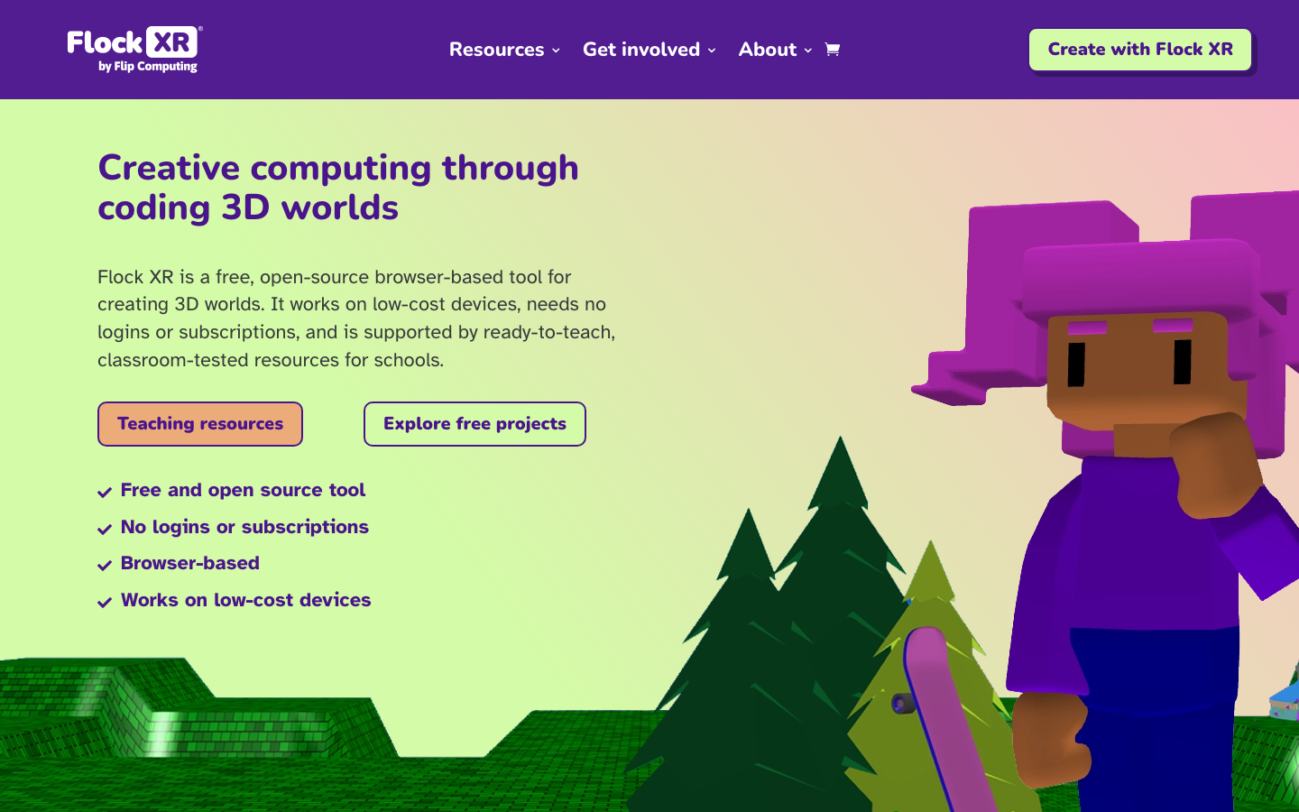 Screenshot of Flock XR