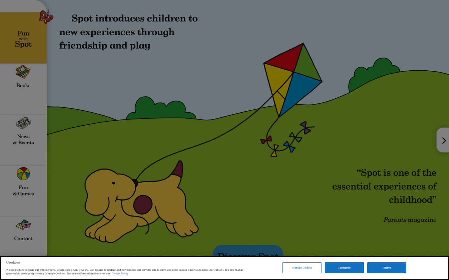 Screenshot of Fun with Spot