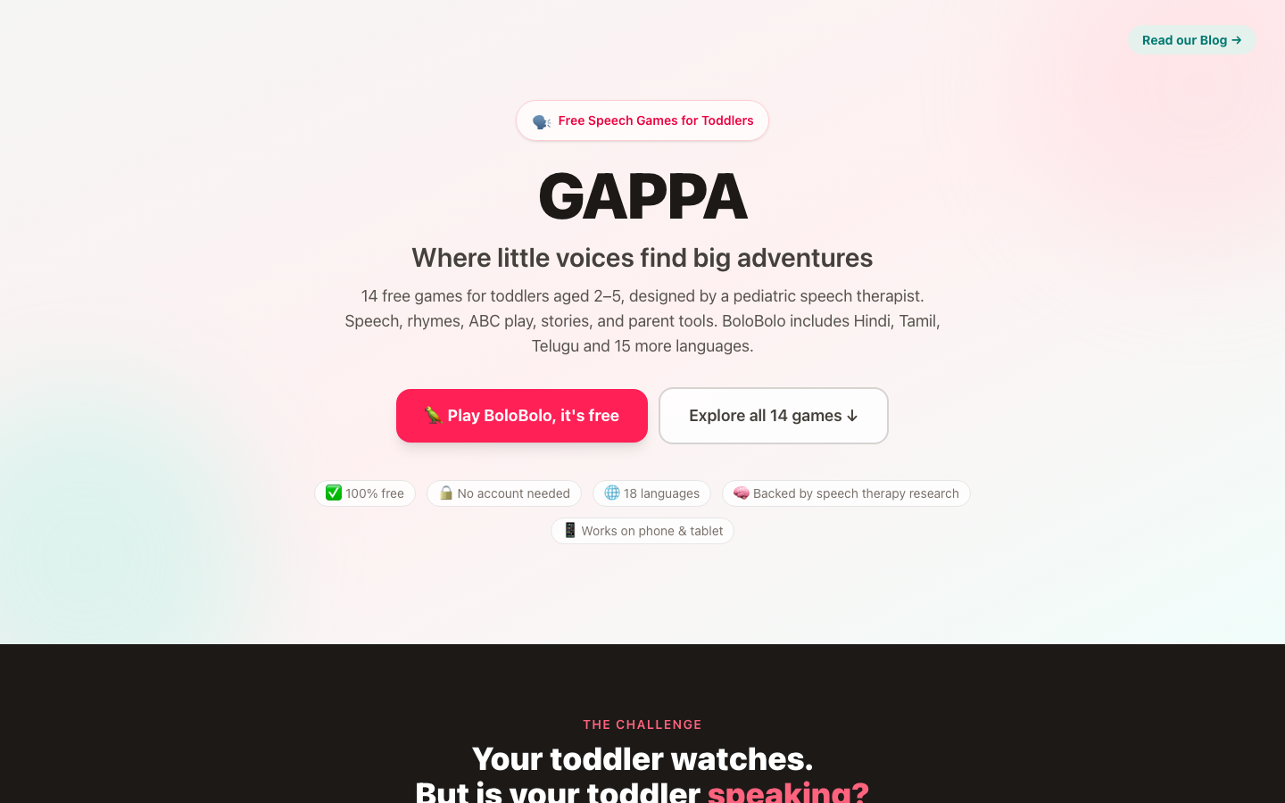 Screenshot of GAPPA