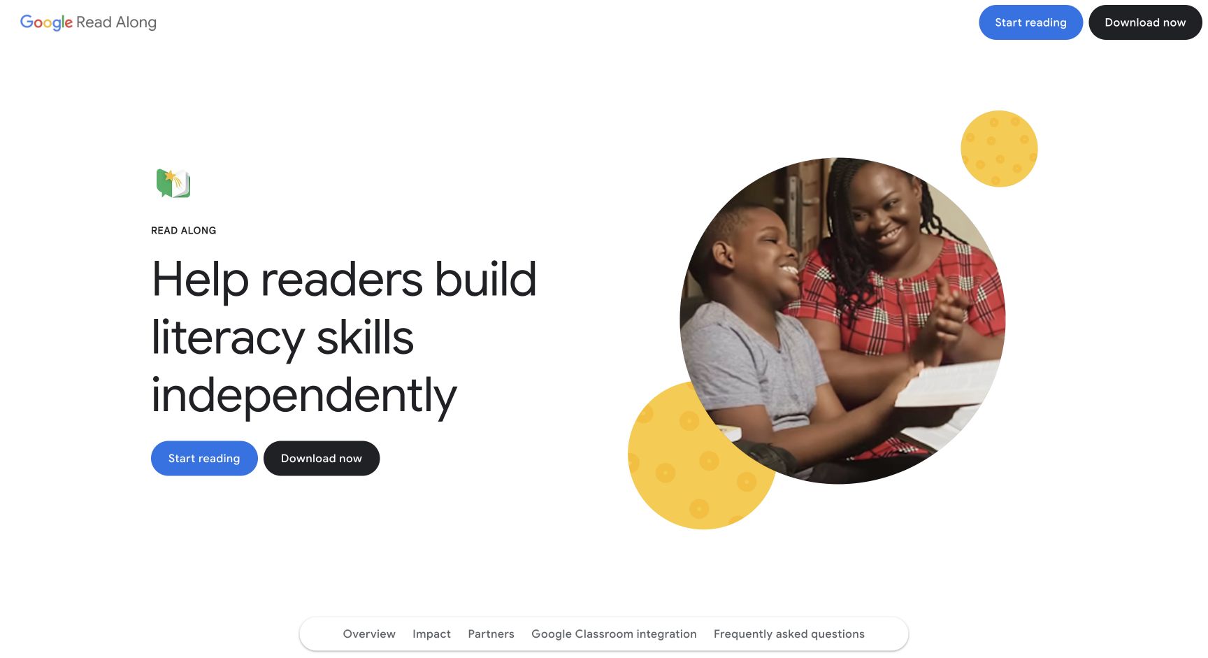 Screenshot of Read Along by Google