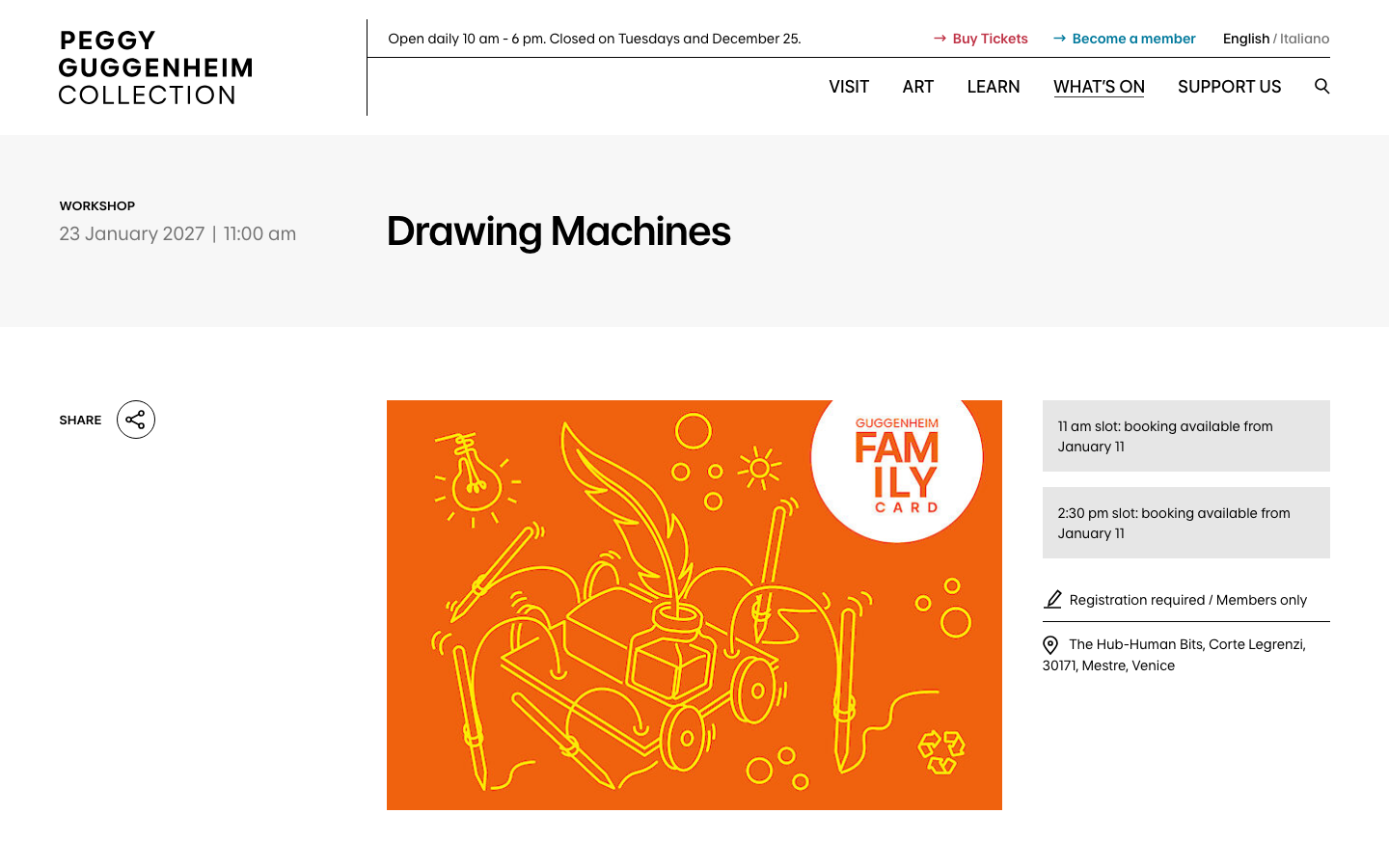 Screenshot of Peggy Guggenheim Collection: Drawing Machines
