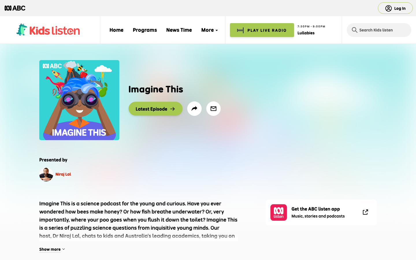 Screenshot of Imagine This
