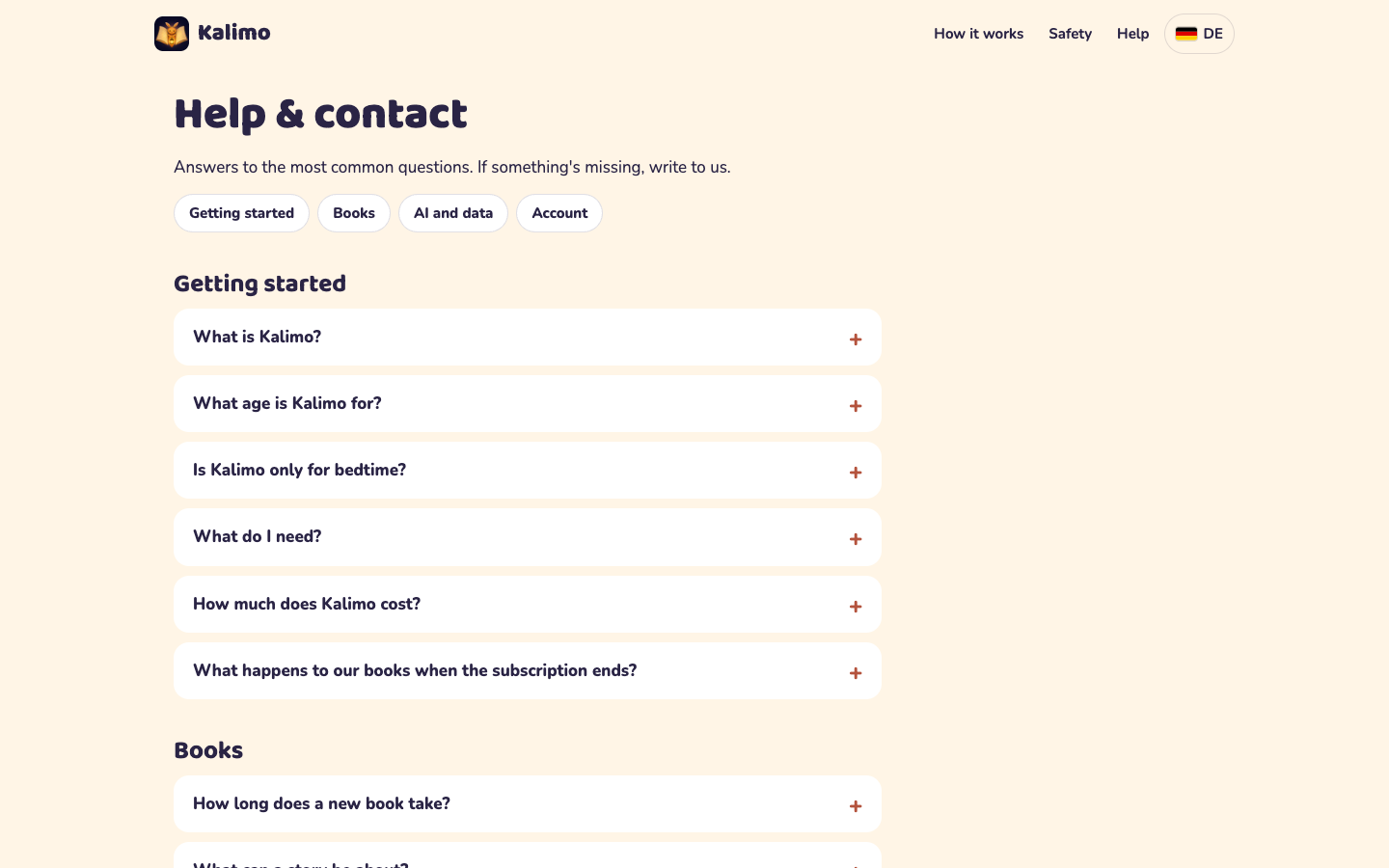 Screenshot of Kalimo
