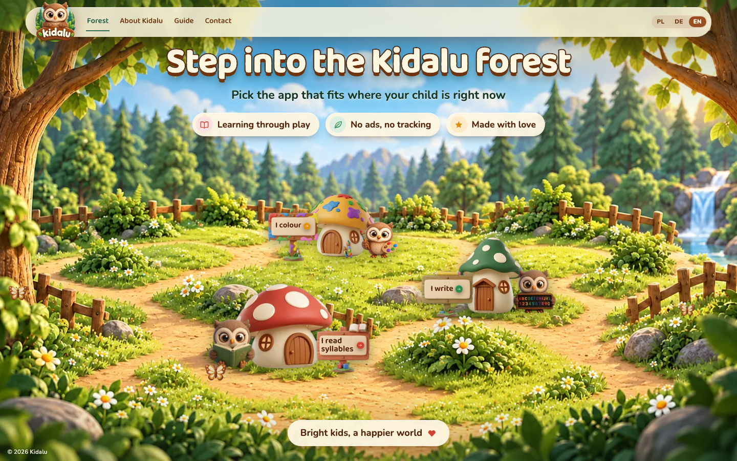 Screenshot of Kidalu