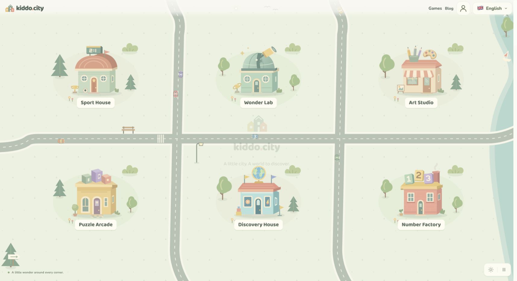 Screenshot of Kiddo.city
