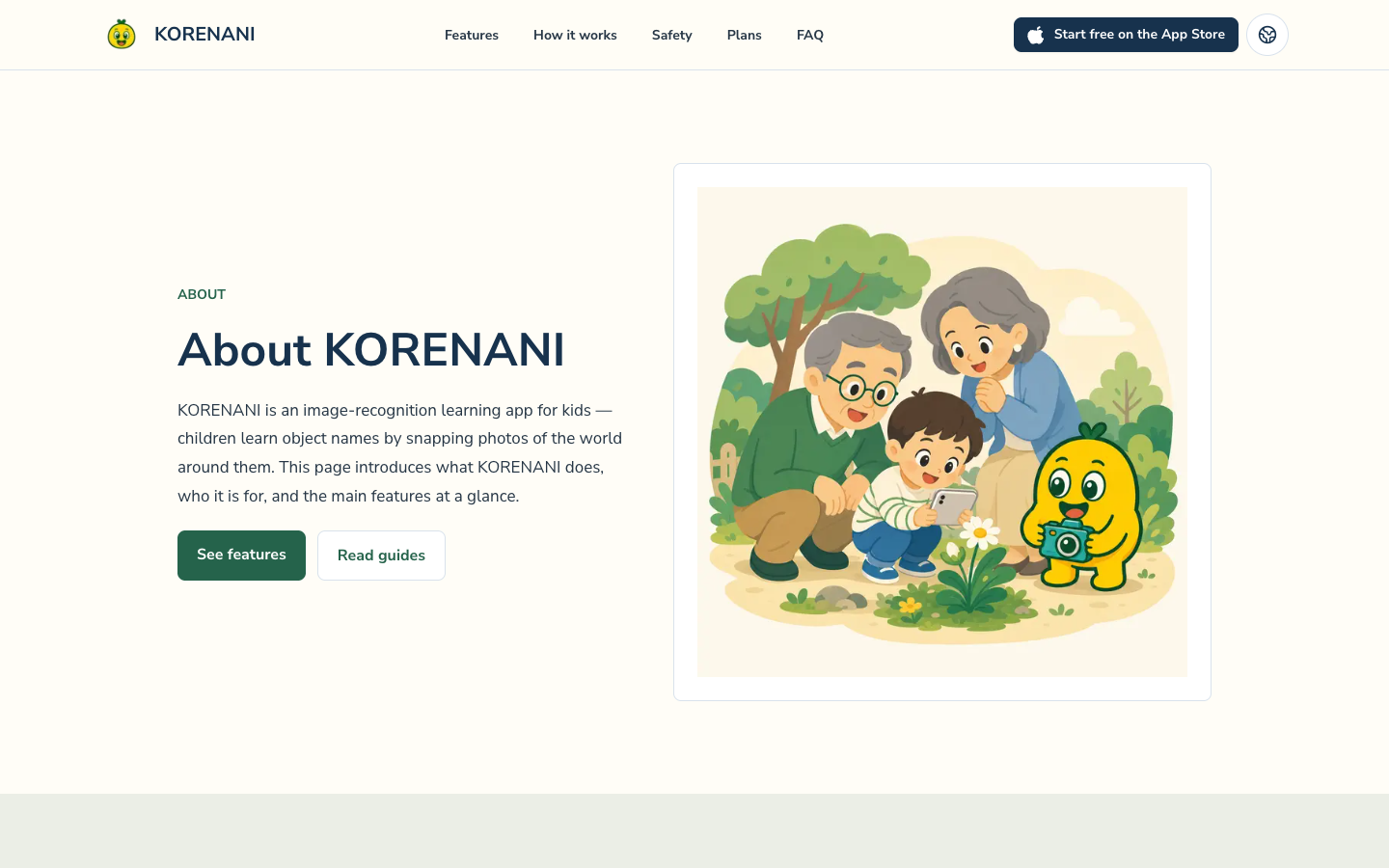 Screenshot of KORENANI