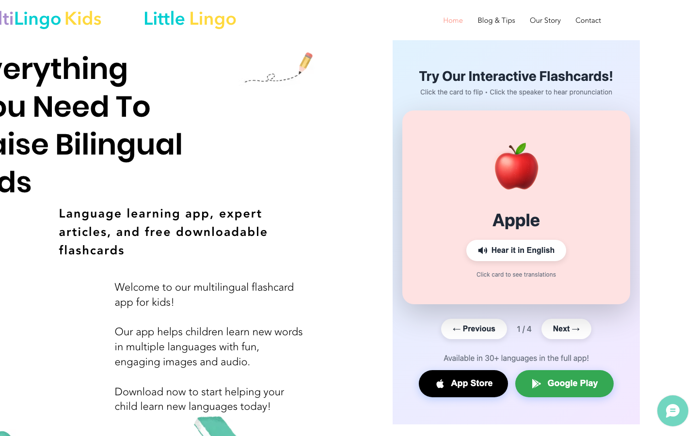 Screenshot of Little Lingo