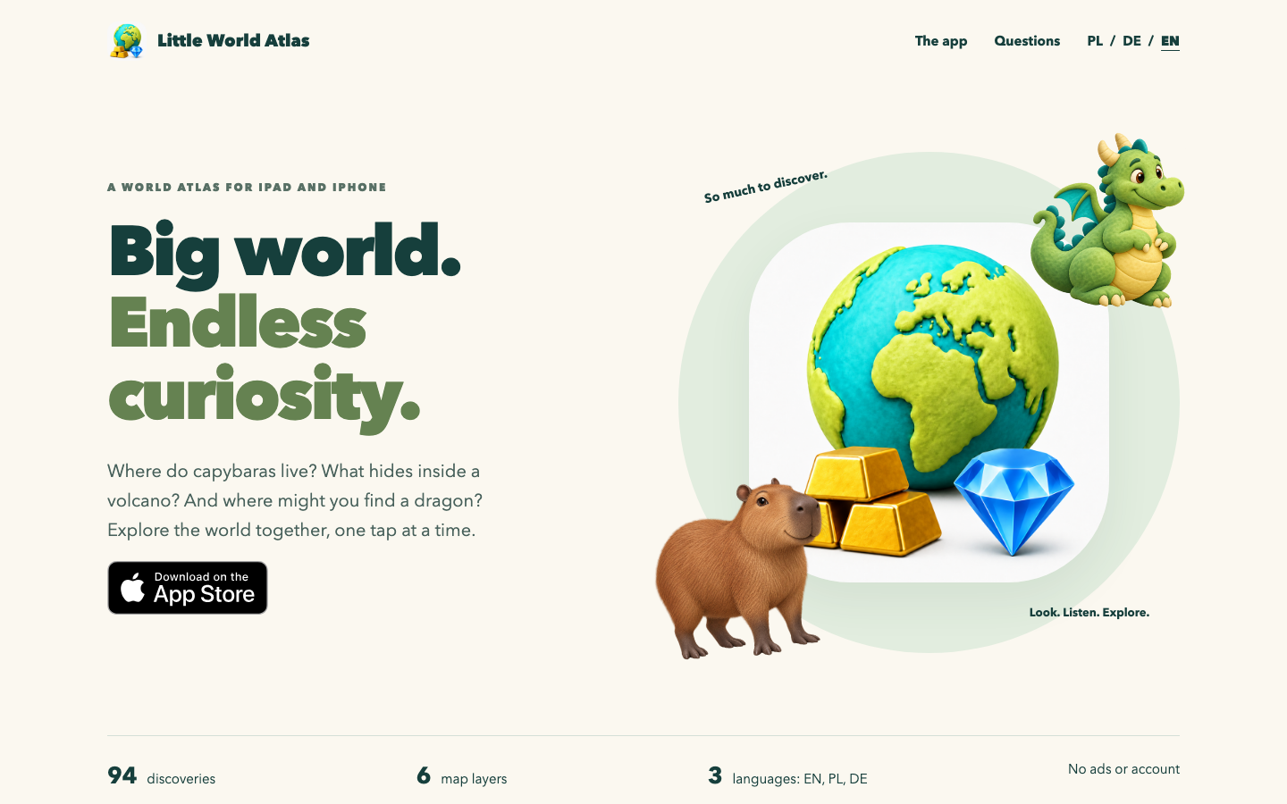 Screenshot of Little World Atlas