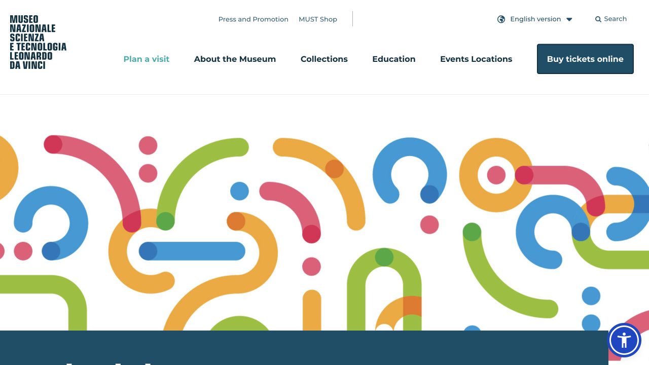 Screenshot of Museo Scienza Playlab