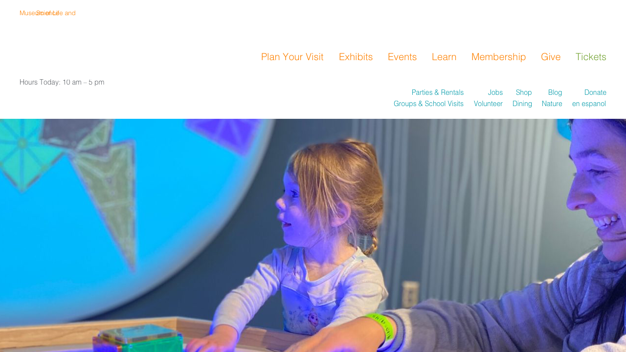 Screenshot of Museum of Life and Science Play to Learn