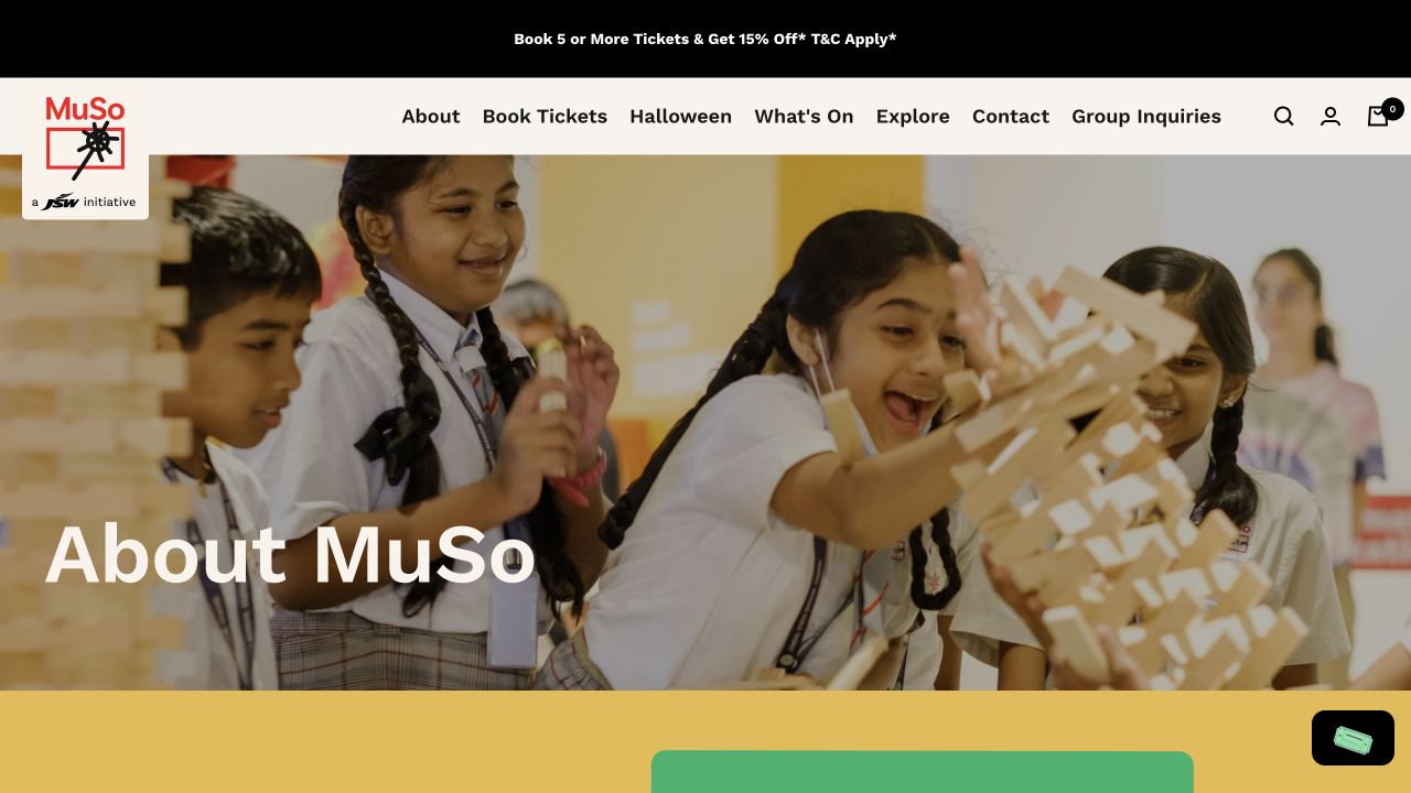 Screenshot of Museum of Solutions