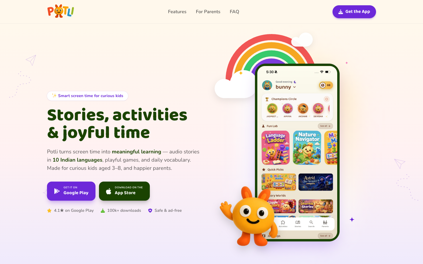 Screenshot of Potli