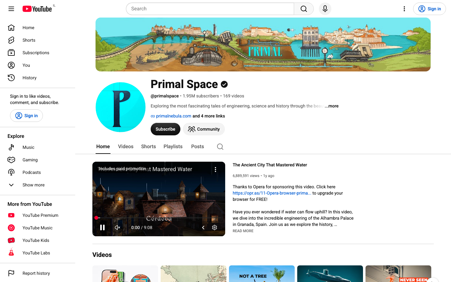 Screenshot of Primal Space