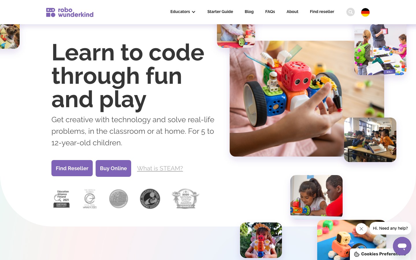 Screenshot of Robo Wunderkind