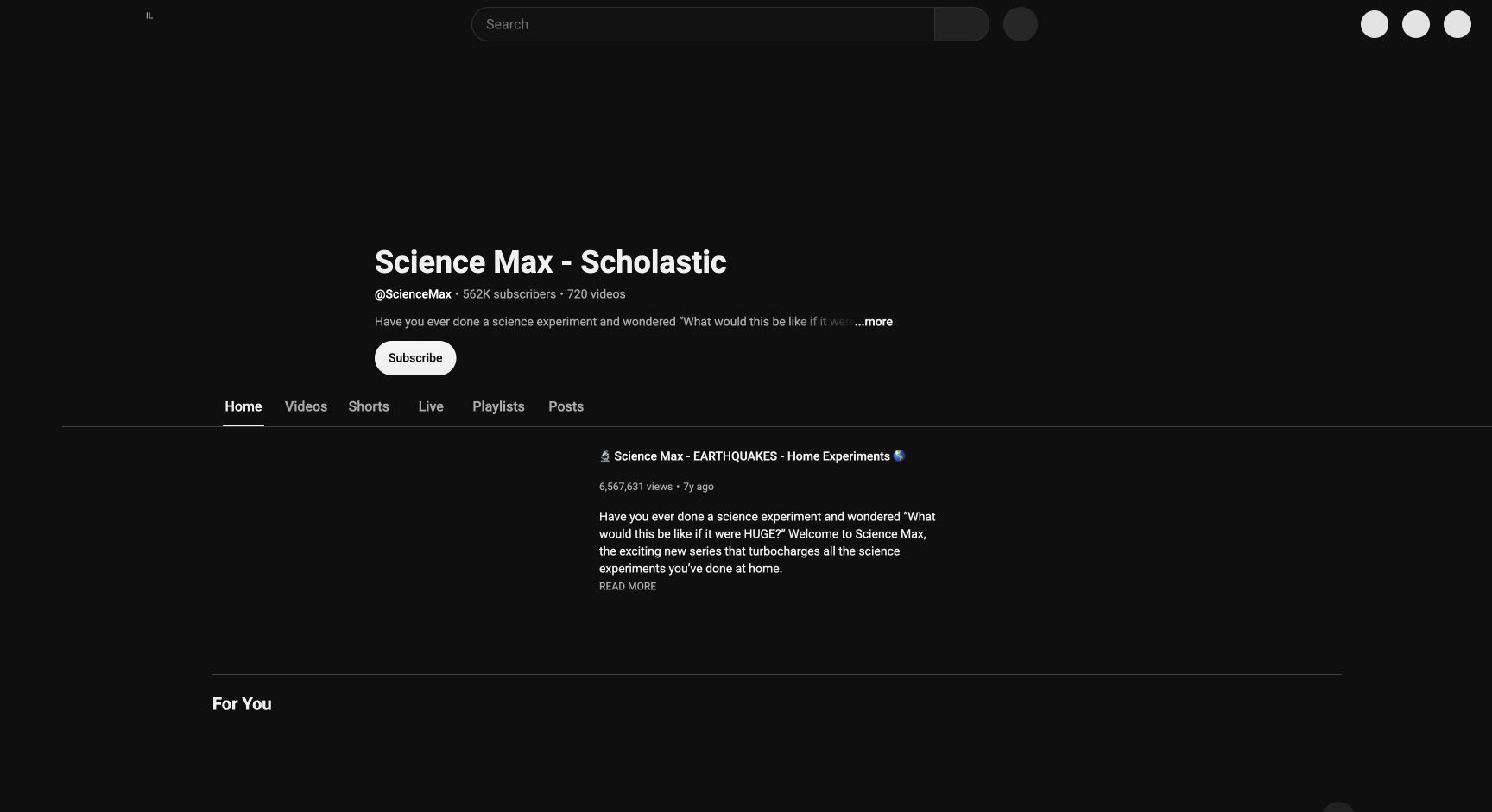 Screenshot of Science Max