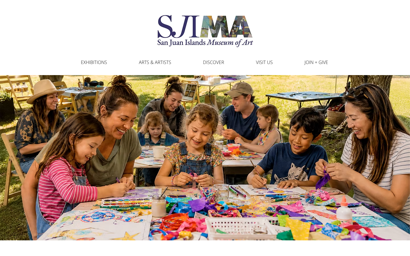 Screenshot of SJIMA Family Art Days