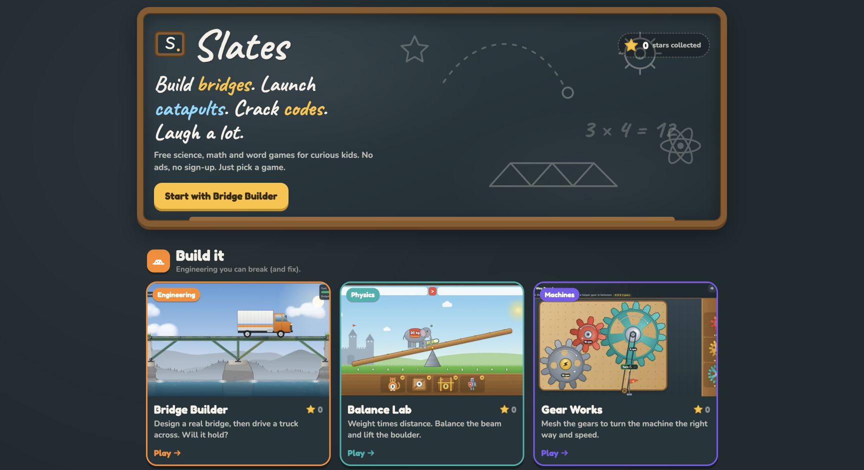 Screenshot of Slates