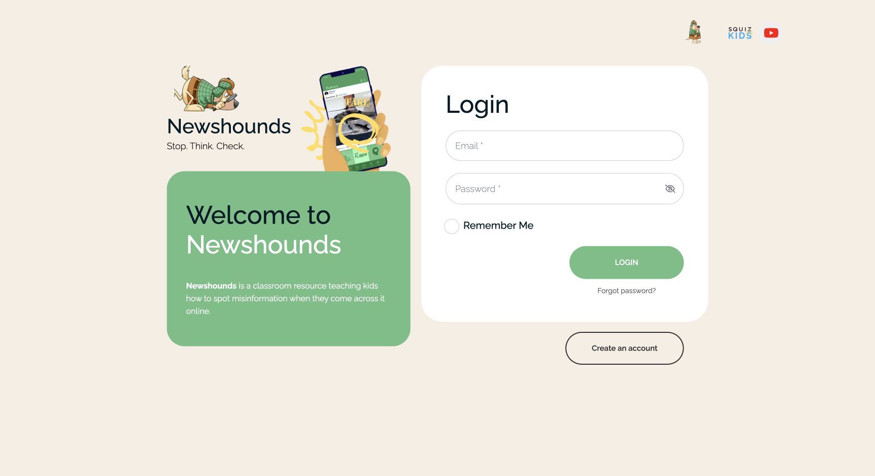 Screenshot of Newshounds by Squiz Kids