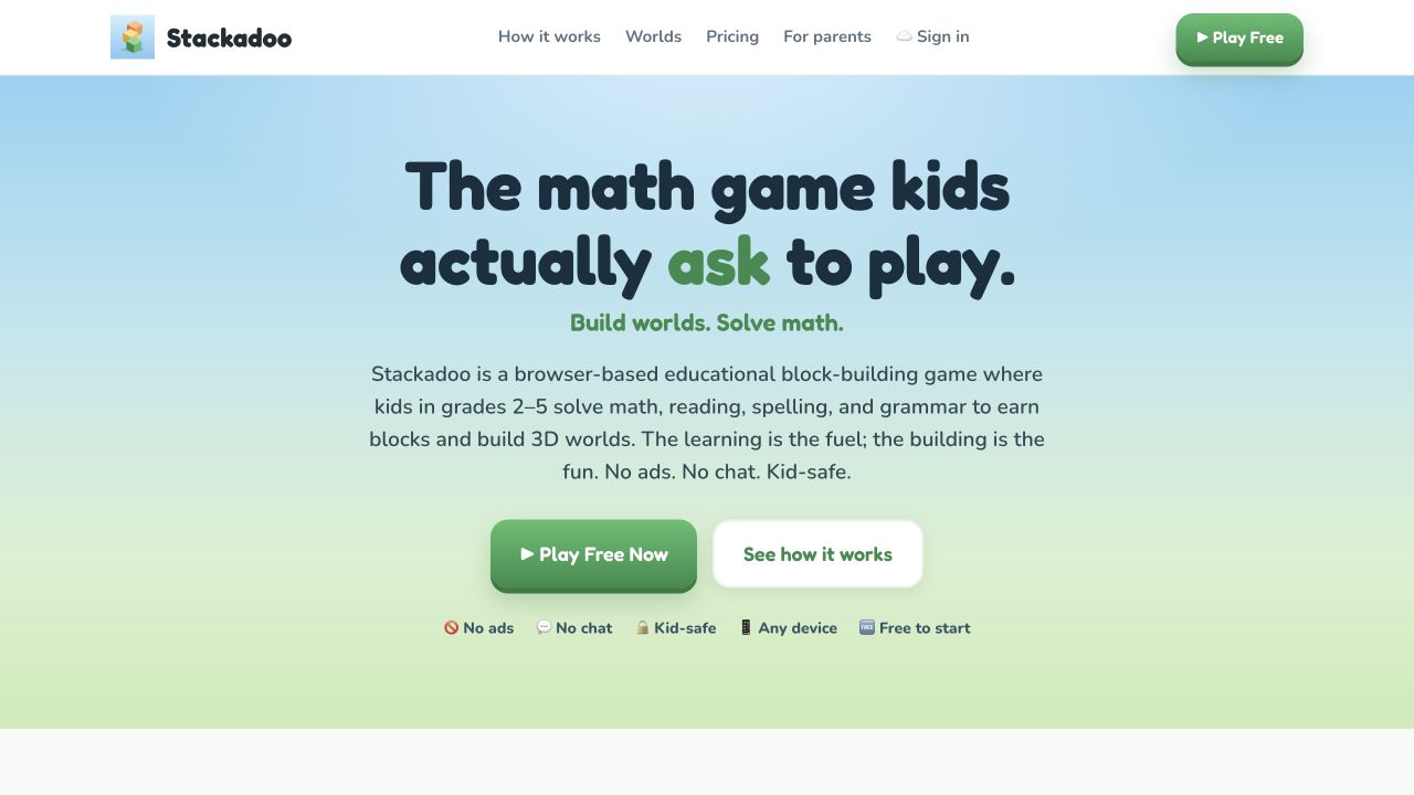 Screenshot of Stackadoo