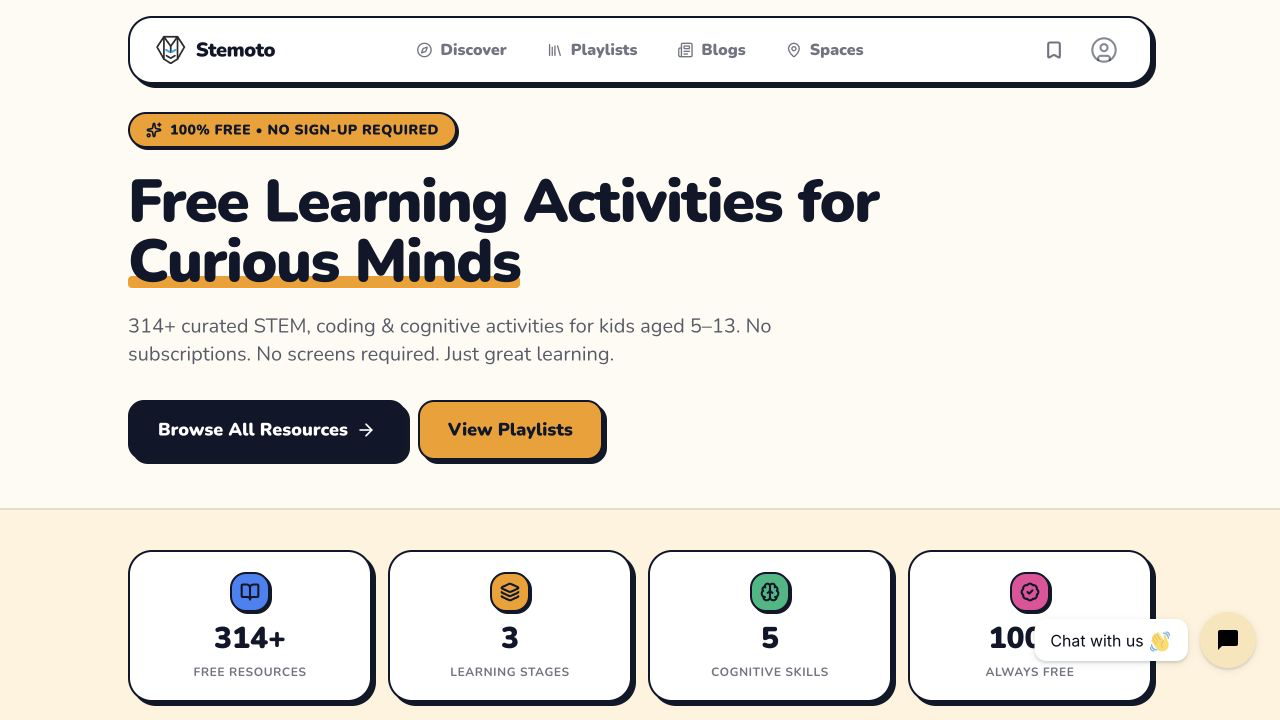 Screenshot of Stemoto