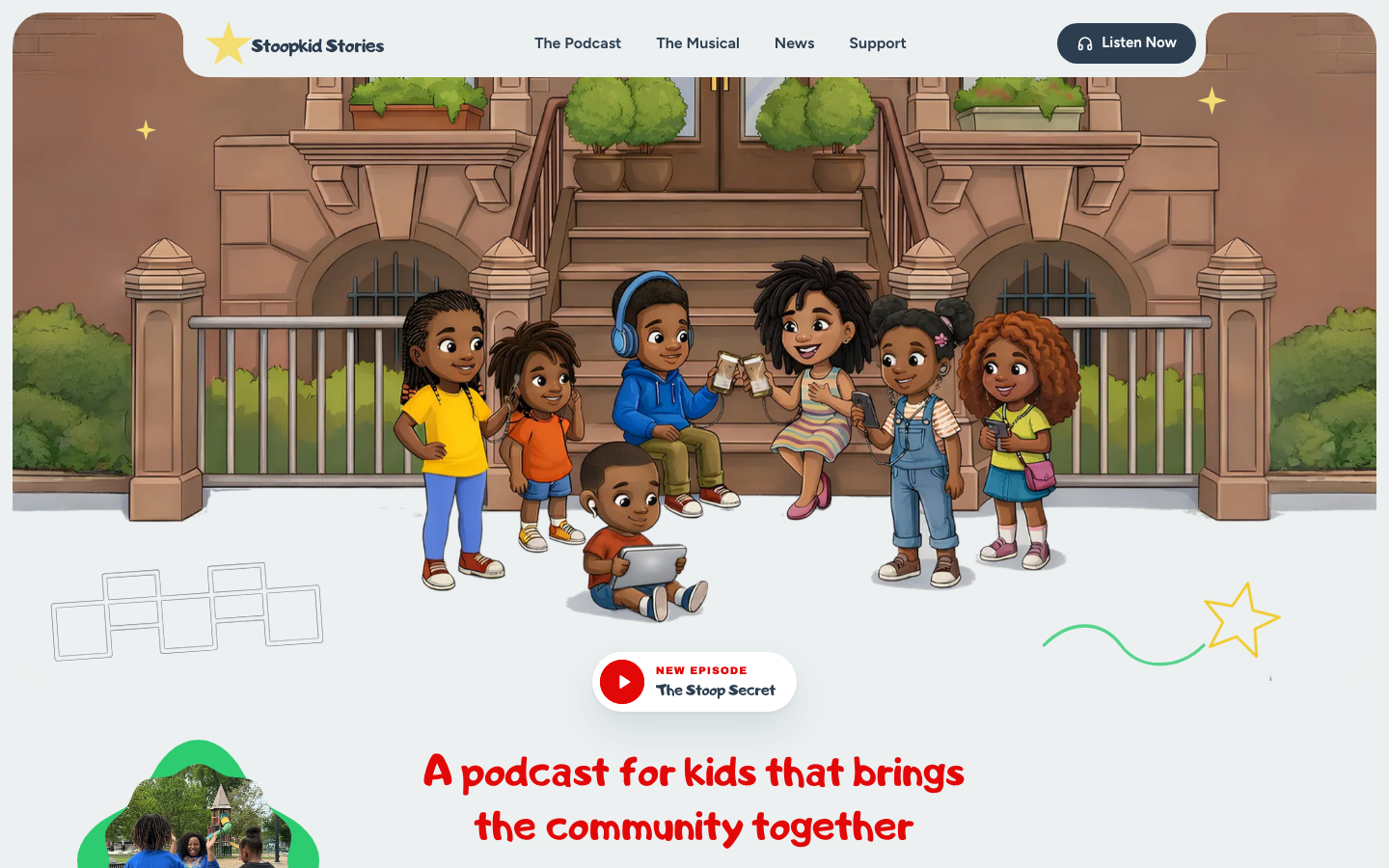 Screenshot of Stoopkid Stories