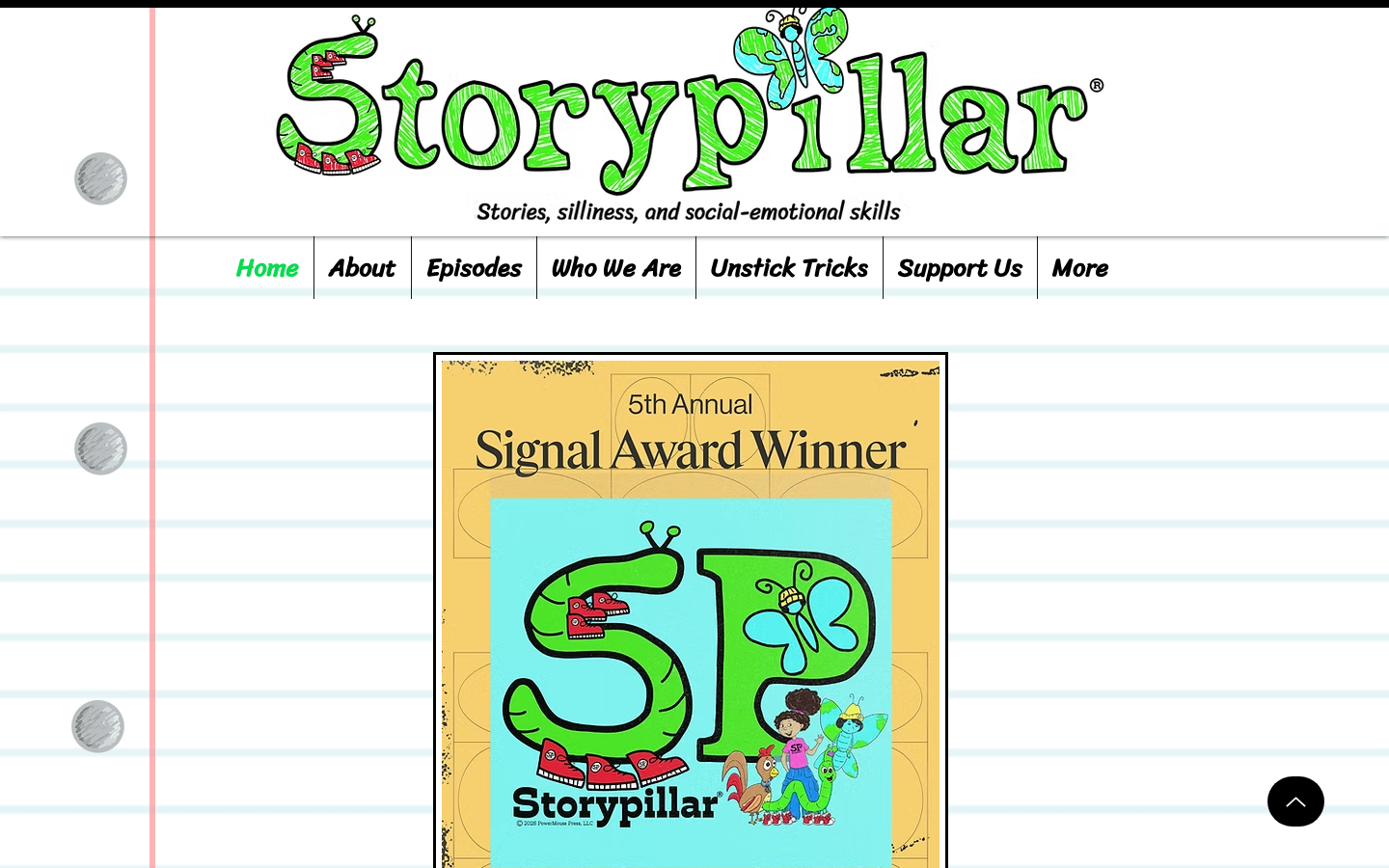 Screenshot of Storypillar