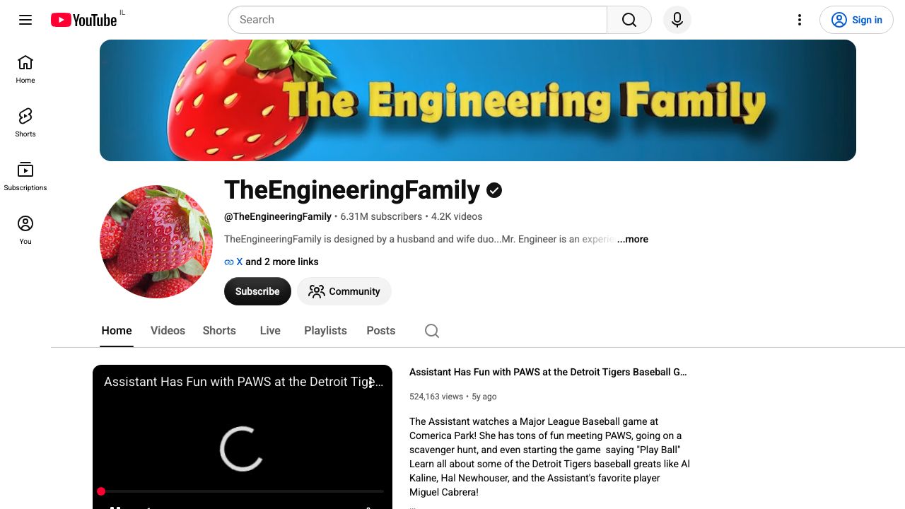 Screenshot of The Engineering Family