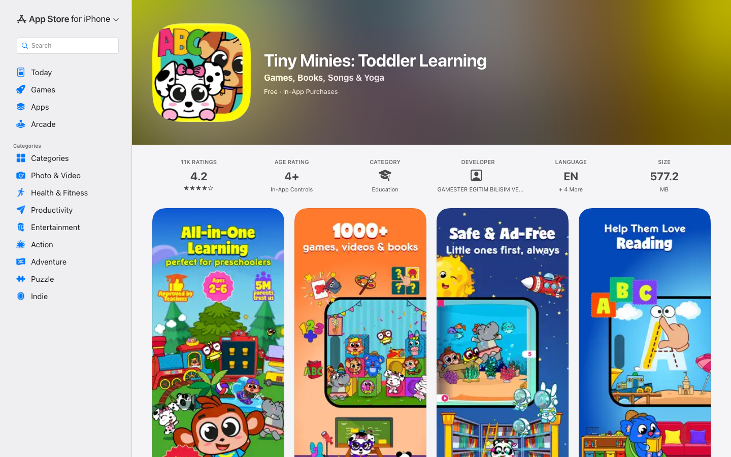 Screenshot of Tiny Minies