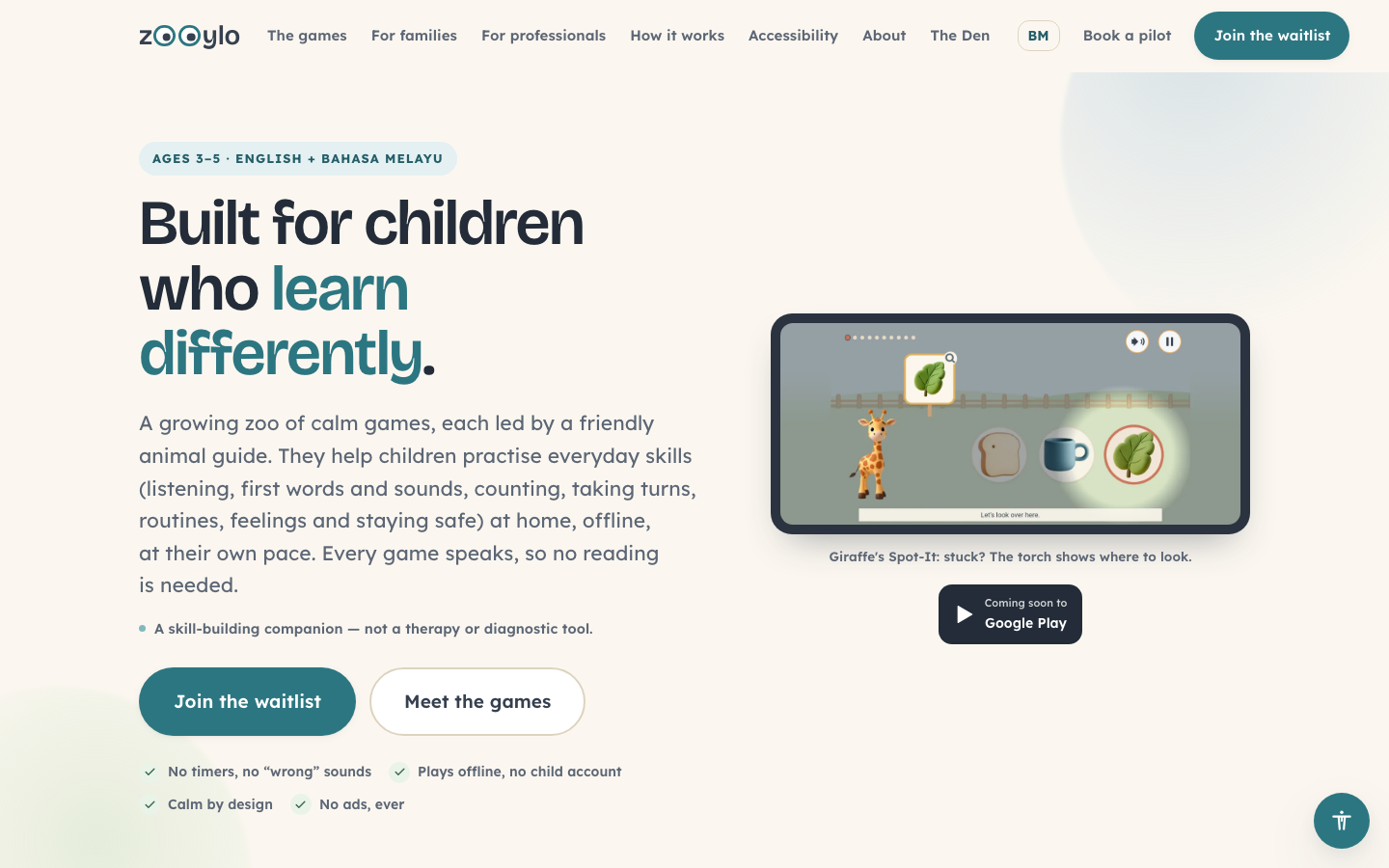 Screenshot of Zooylo